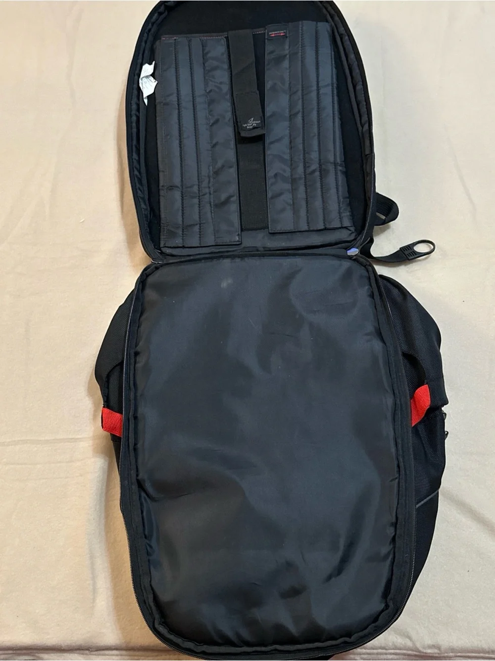 Samsonite TECHTONIC Black Red Polyester Padded Backpack for 15
